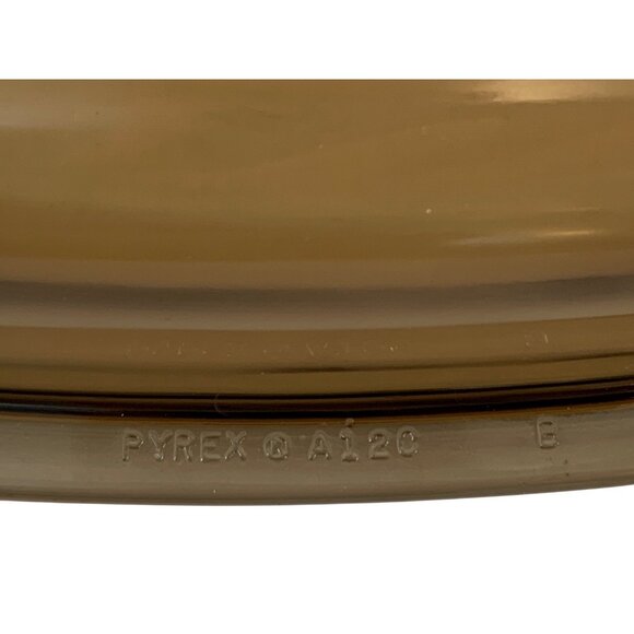 Pyrex Square Brown Glass Lid A12C 10.5" Replacement Cover For Cookware - Picture 4 of 6